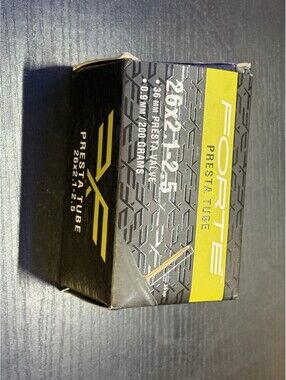 Forte Presta Bicycle Inner Tube 26 x 2.1–2.5 – 36mm Valve – New